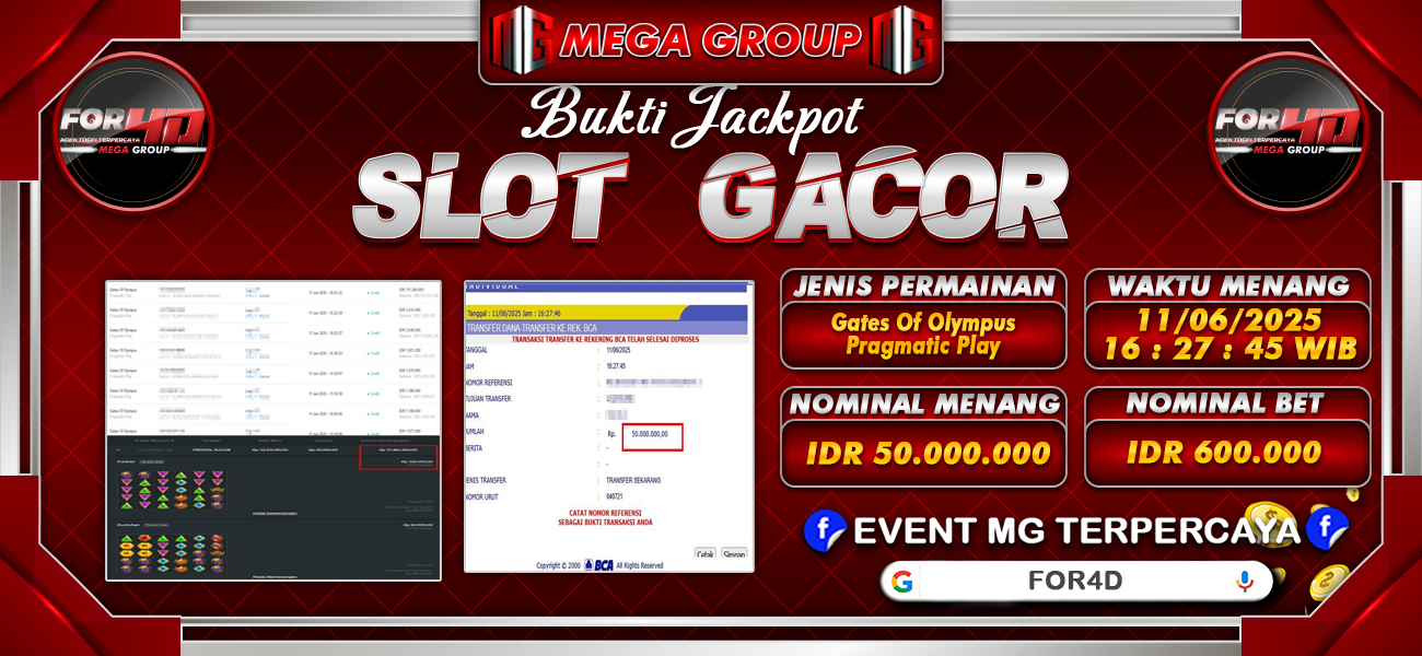 Bukti JP situs Rokokbet hari Rabu, 11 Juni 2025